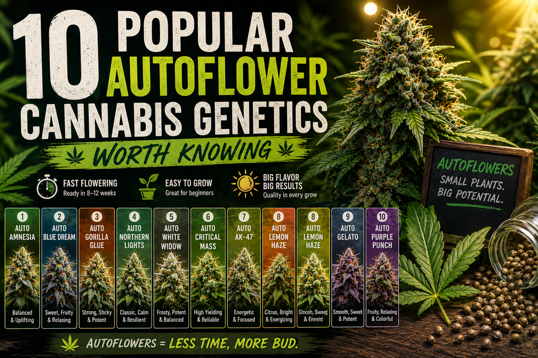 10 Popular Autoflower Cannabis Genetics Worth Knowing