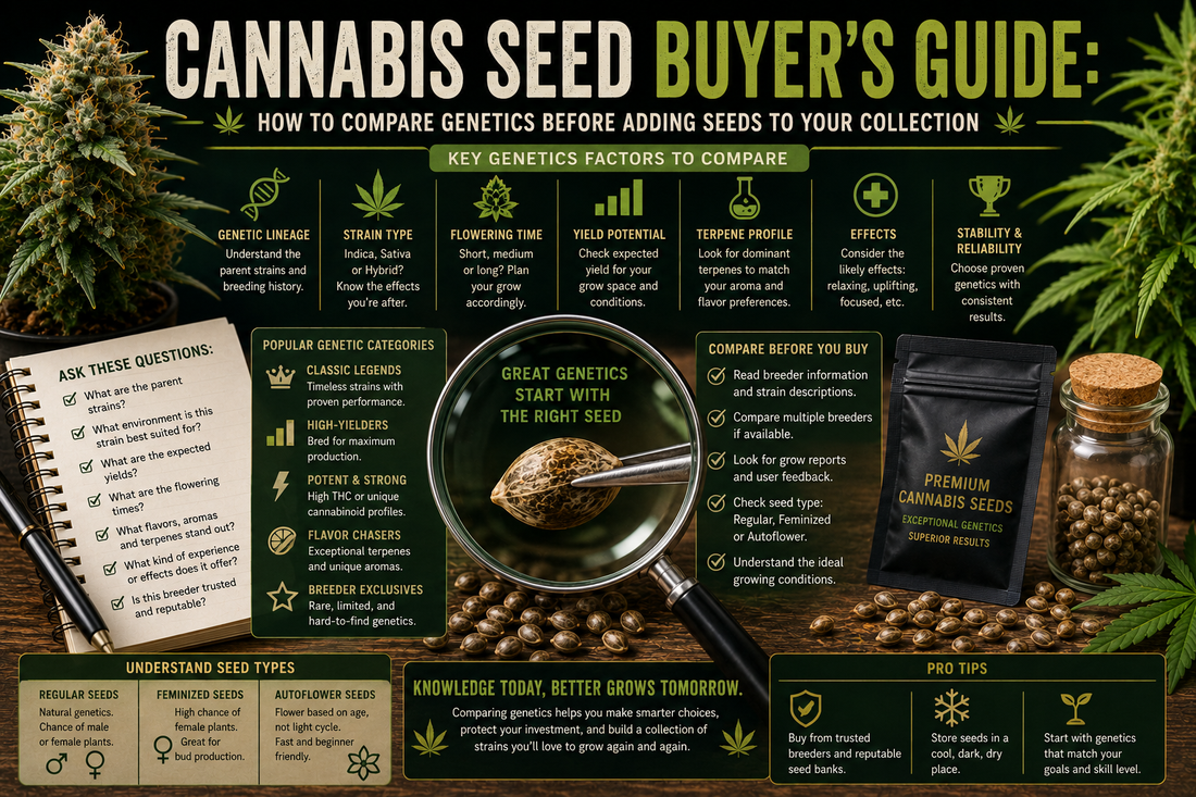 Cannabis Seed Buyer’s Guide: How to Compare Genetics Before Adding Seeds to Your Collection