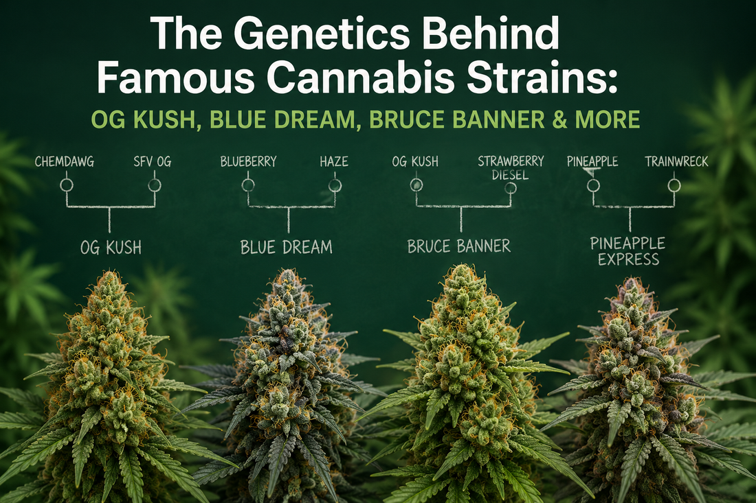 The Genetics Behind Famous Cannabis Strains: OG Kush, Blue Dream, Bruce Banner &amp; More