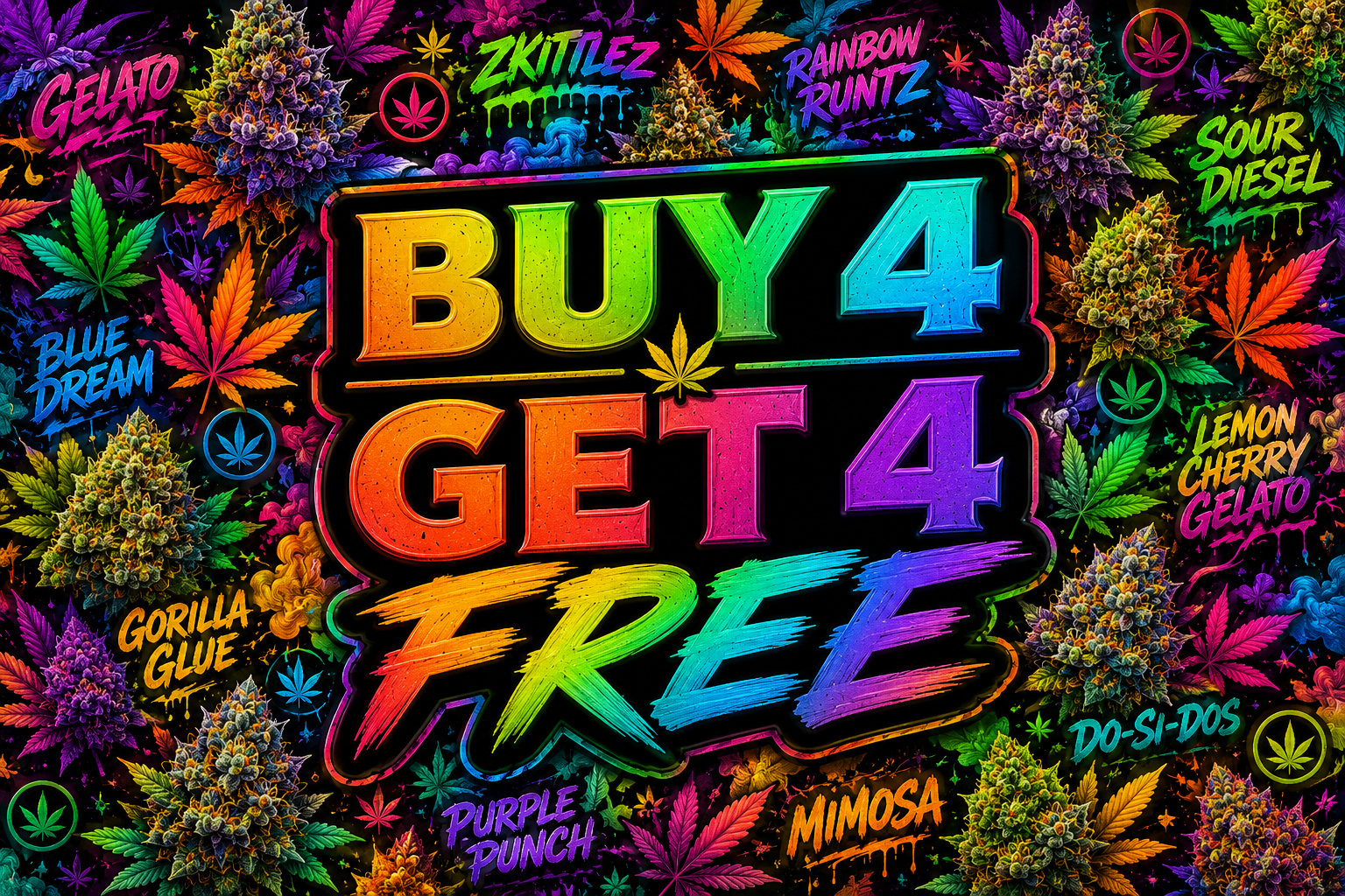 Any 4 Seed's Get A Second Order Of 4 Seeds (Free)