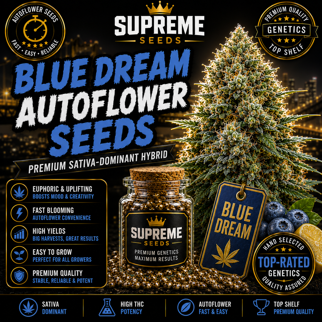 Blue Dream Autoflower Seeds