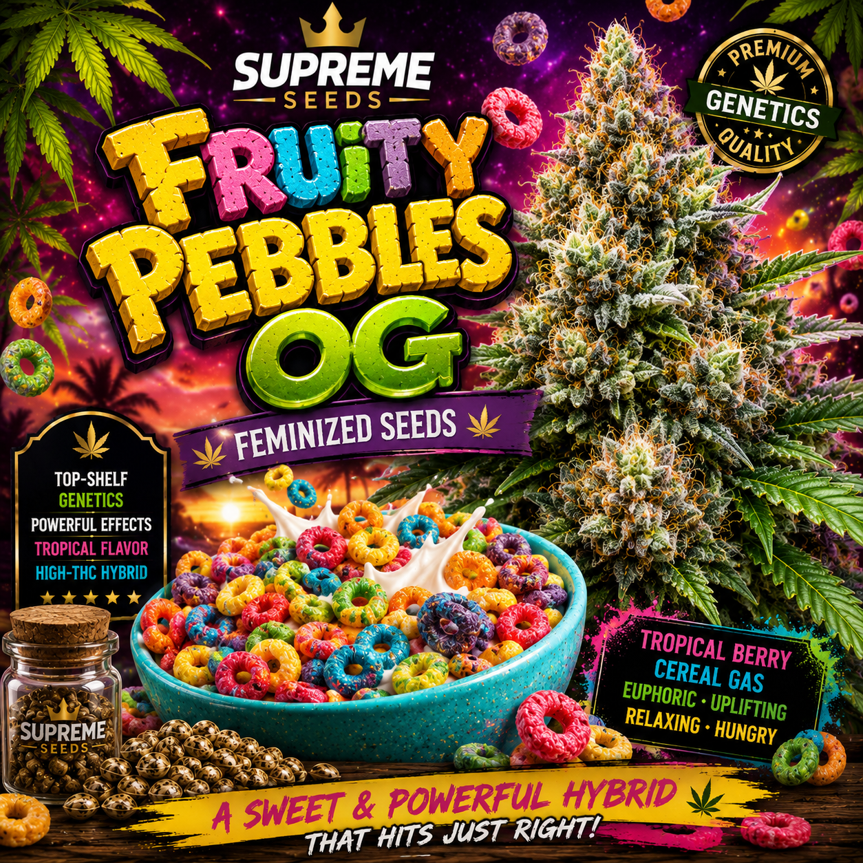 Fruity Pebbles OG Feminized Seeds