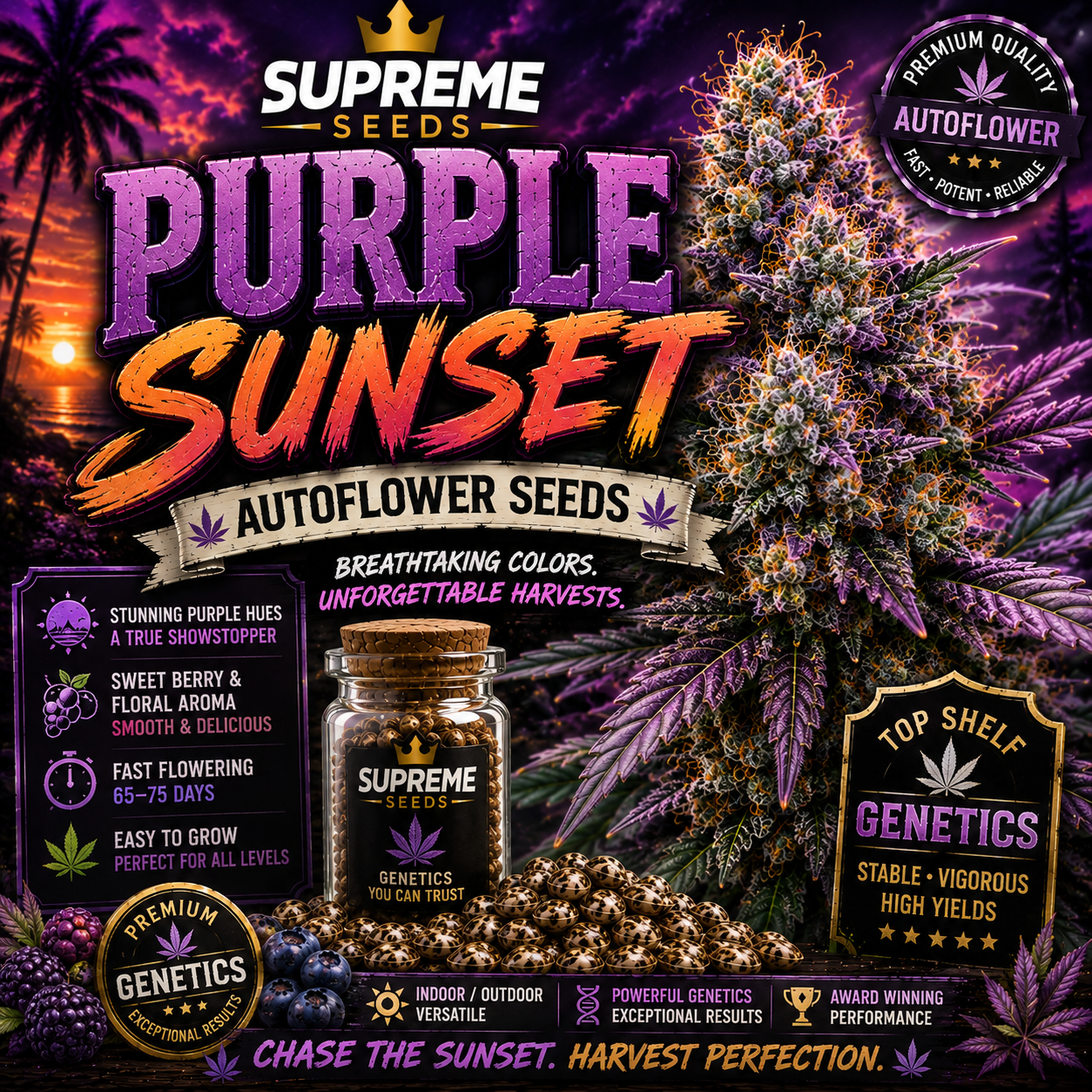 Purple Sunset Autoflower Seeds