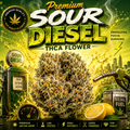 Premium Sour Diesel THCa Flower | Energizing Sativa Hemp